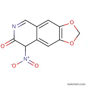 Molecular Structure of 113982-74-4 (1,3-Dioxolo[4,5-g]isoquinolin-7(6H)-one, 8-nitro-)