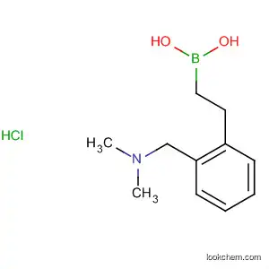 Molecular Structure of 113985-08-3 (Boronic acid, [2-[2-[(dimethylamino)methyl]phenyl]ethyl]-, hydrochloride)
