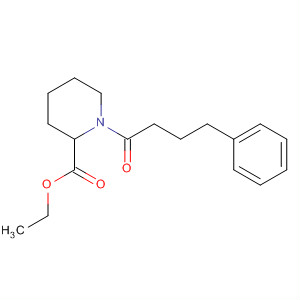 Molecular Structure of 114019-52-2 (2-Piperidinecarboxylic acid, 1-(1-oxo-4-phenylbutyl)-, ethyl ester)