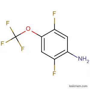 Molecular Structure of 114021-43-1 (Benzenamine, 2,5-difluoro-4-(trifluoromethoxy)-)