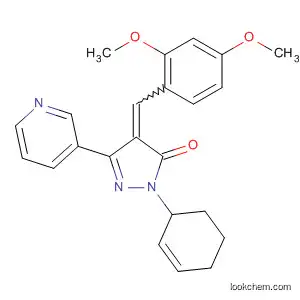 3H-Pyrazol-3-one,
4-[(2,4-dimethoxyphenyl)methylene]-2,4-dihydro-2-phenyl-5-(3-pyridinyl)
-