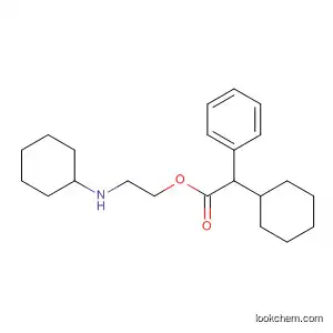 Molecular Structure of 114043-39-9 (Benzeneacetic acid, a-cyclohexyl-, 2-(cyclohexylamino)ethyl ester)