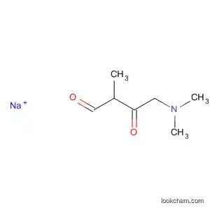 Molecular Structure of 114050-02-1 (Butanal, 4-(dimethylamino)-2-methyl-3-oxo-, ion(1-), sodium)