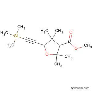 3-Furancarboxylic acid,
tetrahydro-2,2,4,4-tetramethyl-5-[(trimethylsilyl)ethynyl]-, methyl ester,
trans-
