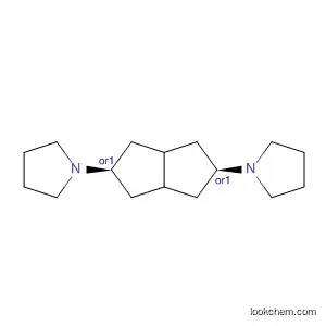 Molecular Structure of 114058-01-4 (Pyrrolidine, 1,1'-(1,3a,4,6a-tetrahydro-2,5-pentalenediyl)bis-, cis-)
