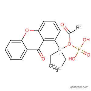 Molecular Structure of 114089-56-4 (Phosphonic acid, [(9-oxo-9H-xanthen-1-yl)methyl]-, diethyl ester)