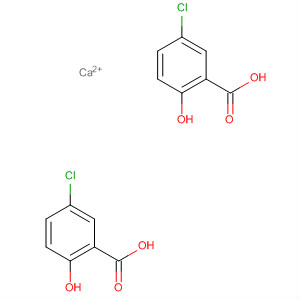 Molecular Structure of 114089-99-5 (Benzoic acid, 5-chloro-2-hydroxy-, calcium salt (2:1))