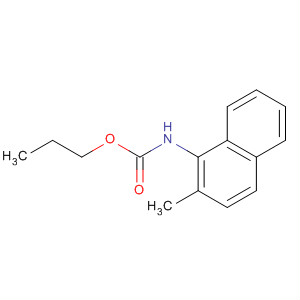 Molecular Structure of 114090-34-5 (Carbamic acid, methyl-1-naphthalenyl-, propyl ester)