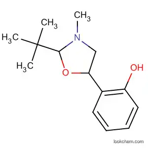 Molecular Structure of 114090-47-0 (Phenol, 2-[2-(1,1-dimethylethyl)-3-methyl-5-oxazolidinyl]-)