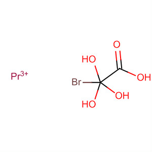 Molecular Structure of 114154-35-7 (Acetic acid, bromo-, praseodymium(3+) salt, trihydrate)