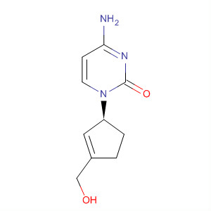 2(1H)-Pyrimidinone, 4-amino-1-[3-(hydroxymethyl)-2-cyclopenten-1-yl]-, (S)-