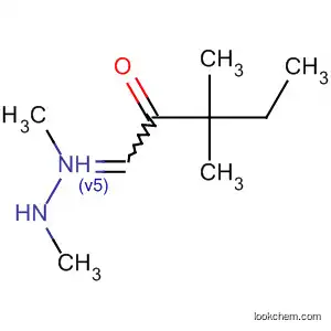 Molecular Structure of 114219-76-0 (2-Pentanone, 3,3-dimethyl-, dimethylhydrazone)