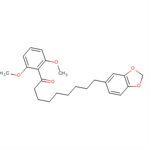1-Nonanone, 9-(1,3-benzodioxol-5-yl)-1-(2,6-dimethoxyphenyl)-