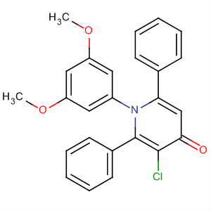 4(1H)-Pyridinone, 3-chloro-1-(3,5-dimethoxyphenyl)-2,6-diphenyl-