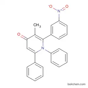 Molecular Structure of 114232-11-0 (4(1H)-Pyridinone, 3-methyl-2-(3-nitrophenyl)-1,6-diphenyl-)