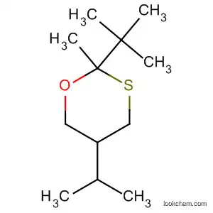 Molecular Structure of 114288-75-4 (1,3-Oxathiane, 2-(1,1-dimethylethyl)-2-methyl-5-(1-methylethyl)-)