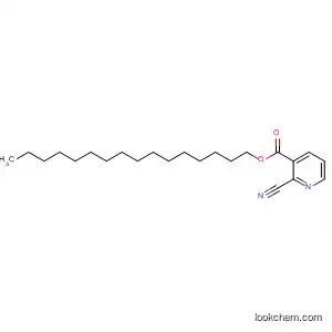 Molecular Structure of 114428-89-6 (3-Pyridinecarboxylic acid, 2-cyano-, hexadecyl ester)