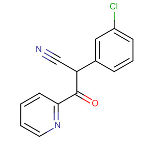 2-(3-CHLOROPHENYL)-2-CYANO-1-(3-PYRIDINYL)-1-ETHANONE