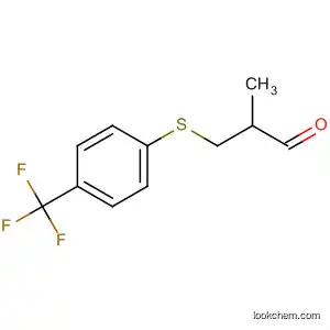 Molecular Structure of 114449-77-3 (Propanal, 2-methyl-3-[[4-(trifluoromethyl)phenyl]thio]-)