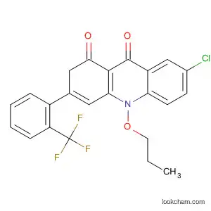 1,9(2H,10H)-Acridinedione,
7-chloro-3,4-dihydro-10-propoxy-3-[(trifluoromethyl)phenyl]-