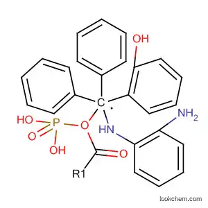 Molecular Structure of 114515-16-1 (Phosphonic acid, [[(2-aminophenyl)amino](2-hydroxyphenyl)methyl]-,
diphenyl ester)