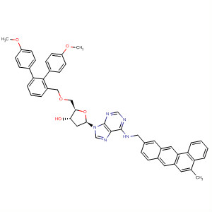 Adenosine, 5'-O-[bis(4-methoxyphenyl)phenylmethyl]-2'-deoxy-N-[(12-methylbenz[a] anthracen-7-yl)methyl]-