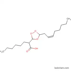 Molecular Structure of 114516-26-6 (1,2,4-Trioxolane-3-octanoic acid, 5-(2-octenyl)-, (Z)-)