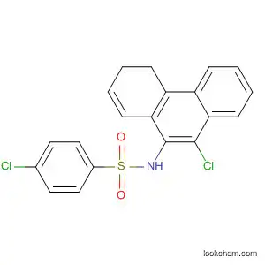 Molecular Structure of 114522-01-9 (Benzenesulfonamide, 4-chloro-N-(10-chloro-9-phenanthrenyl)-)