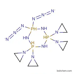 Molecular Structure of 114524-74-2 (1,3,5,2,4,6-Triazatriphosphorine,
2,2-diazido-4,4,6,6-tetrakis(1-aziridinyl)-2,2,4,4,6,6-hexahydro-)