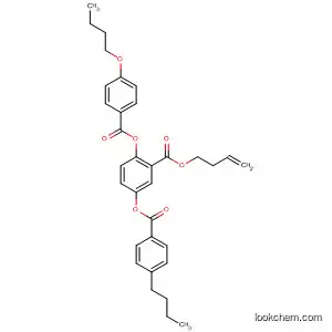 Molecular Structure of 114542-97-1 (Benzoic acid, 2-[(4-butoxybenzoyl)oxy]-5-[(4-butylbenzoyl)oxy]-,
3-butenyl ester)