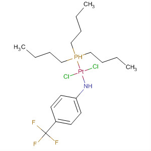 Molecular Structure of 114555-44-1 (Platinum, dichloro(tributylphosphine)[4-(trifluoromethyl)benzenamine]-)