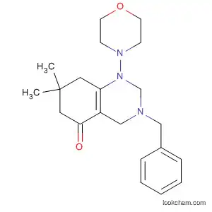 Molecular Structure of 114641-17-7 (5(1H)-Quinazolinone,
2,3,4,6,7,8-hexahydro-7,7-dimethyl-1-(4-morpholinyl)-3-(phenylmethyl)-)
