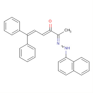 Molecular Structure of 114804-06-7 (2,4-Pentadienal, 5,5-diphenyl-, methyl-2-naphthalenylhydrazone)