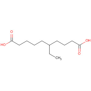 Molecular Structure of 114804-19-2 (Decanedioic acid, 5-ethyl-)