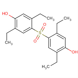 Molecular Structure of 114804-28-3 (Phenol, 4,4'-sulfonylbis[2,5-diethyl-)