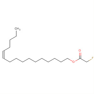 Molecular Structure of 114849-23-9 (Acetic acid, fluoro-, 11-hexadecenyl ester, (Z)-)