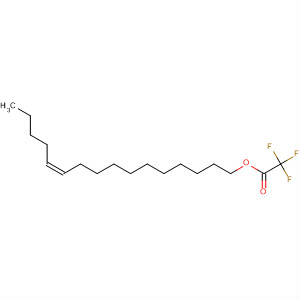 Molecular Structure of 114849-25-1 (Acetic acid, trifluoro-, 11-hexadecenyl ester, (Z)-)