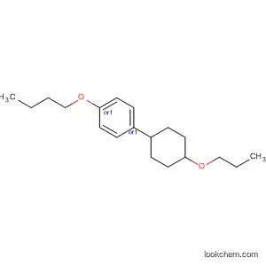 Molecular Structure of 115854-69-8 (Benzene, 1-butoxy-4-(4-propoxycyclohexyl)-, trans-)