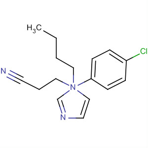 Molecular Structure of 115946-97-9 (1H-Imidazole-1-propanenitrile, a-butyl-a-(4-chlorophenyl)-)