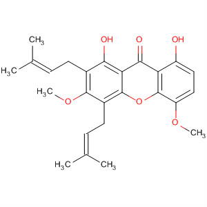 9H-Xanthen-9-one, 1,8-dihydroxy-3,5-dimethoxy-2,4-bis(3-methyl-2-butenyl)-