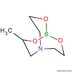 Molecular Structure of 17805-81-1 (2,8,9-Trioxa-5-aza-1-borabicyclo[3.3.3]undecane, 3-methyl-)
