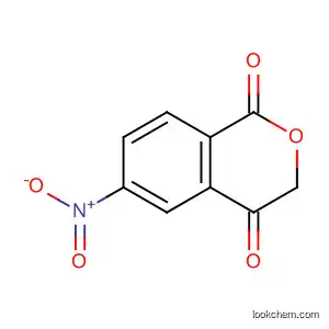 Molecular Structure of 19725-91-8 (1H-2-Benzopyran-1,4(3H)-dione, 6-nitro-)