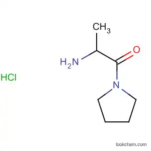Molecular Structure of 24152-97-4 (2-Amino-1-(1-pyrrolidinyl)-1-propanonehydrochloride)