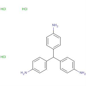 Molecular Structure of 29899-37-4 (Benzenamine, 4,4',4''-methylidynetris-, trihydrochloride)