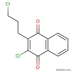 Molecular Structure of 31478-94-1 (1,4-Naphthalenedione, 2-chloro-3-(3-chloropropyl)-)
