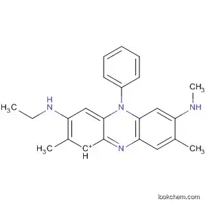 Molecular Structure of 47530-67-6 (Phenazinium, 3-(ethylamino)-2,8-dimethyl-7-(methylamino)-5-phenyl-)
