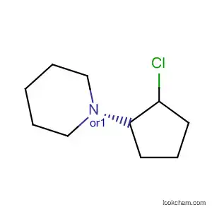 Piperidine, 1-(2-chlorocyclopentyl)-, trans-