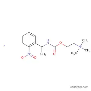 Molecular Structure of 100311-51-1 (Ethanaminium,
N,N,N-trimethyl-2-[[[[1-(2-nitrophenyl)ethyl]amino]carbonyl]oxy]-, iodide)