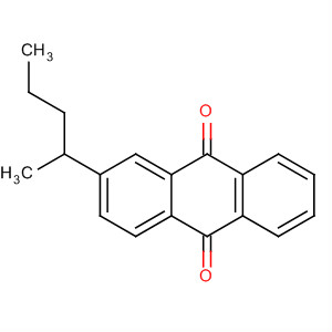 Molecular Structure of 100647-24-3 (9,10-Anthracenedione, 1,2,3,4-tetrahydro-6-sec-pentyl-)
