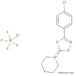 Piperidinium, 1-[3-(4-chlorophenyl)-1,4,2-dithiazol-5-ylidene]-,
tetrafluoroborate(1-)